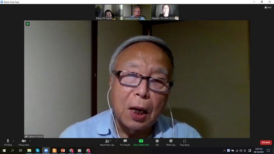 CẢM NGHĨ về buổi giao lưu Kaiwa 30 phút với thầy Ogawa Hiroyuki - Ngày 02/10/2021